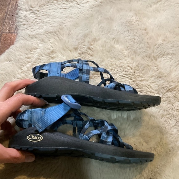 Chaco ZX2 Yampa Unaweep Strappy Sandals Womens 7 Checkered Zcloud Hiking - Picture 4 of 7